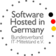 Logo von Software hosted in Germany